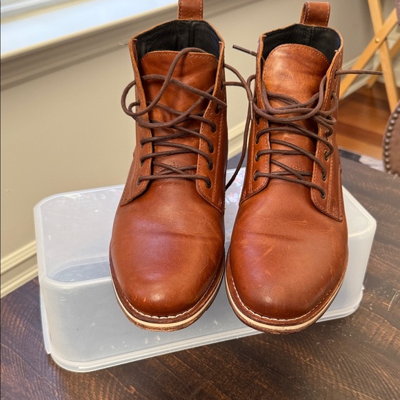 Helm The Zind Teak Men Classic Cognac Leather Chukka Boot 11.5 Comfort footwear main image 5